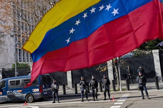 venezuela flag - madrid